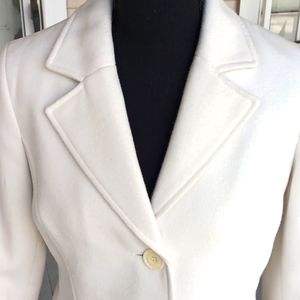 Chico's winter white fleece jacket